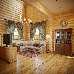 Design of a small living room in the country