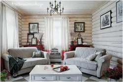 Design of a small living room in the country