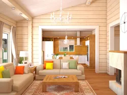 Design Of A Small Living Room In The Country