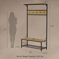 Do-it-yourself hallway made from a profile pipe, photo drawings