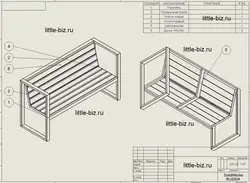 Do-it-yourself hallway made from a profile pipe, photo drawings