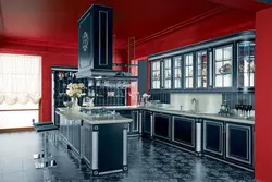 Kitchen design black classic