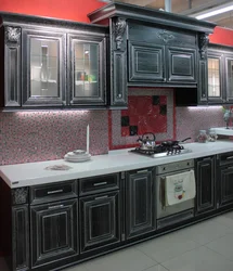 Kitchen design black classic