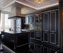 Kitchen design black classic