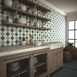 Provence kitchen tiles photo