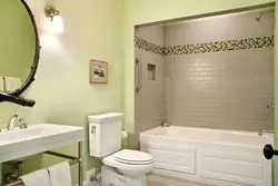 Materials for finishing walls in the bathroom photo