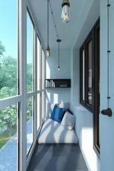 Glazing loggia 6 meters photo