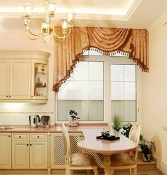 Kitchen curtains interior classic