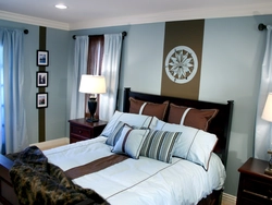 Color Combination In The Bedroom Interior Brown