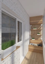 Panel Evin Bir Mənzilində Lodjiya Dizaynı