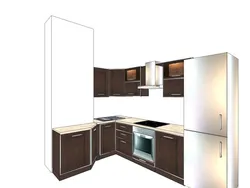 Kitchen design 8 sq.m. with box