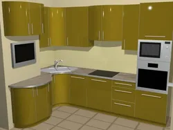 Дызайн кухні 8 кв з корабам