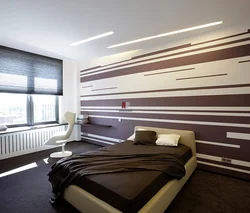 Stripe bedroom design