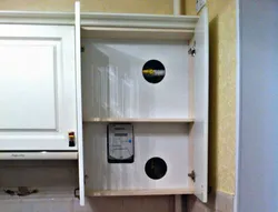 Hide the gas meter in the kitchen photo