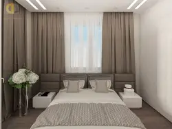 Bir pəncərə ilə yataq otağının daxili dizaynı