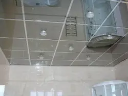 Кассетный потолок в ванну фото