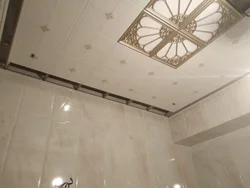 Cassette ceiling in the bath photo