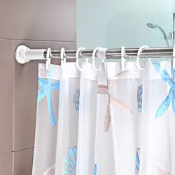 Modern curtains for the bathroom photo