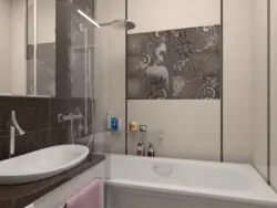 Panel evin banyosunda kafel dizaynı