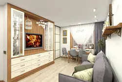 Adjacent rooms in a Khrushchev apartment photo