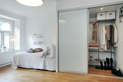 Dressing rooms in the apartment photo doors
