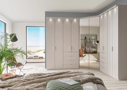 Photo of fashionable wardrobes in the bedroom