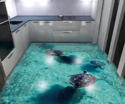Photo of filling the floor in the apartment