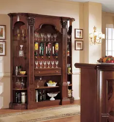 Bar design in living room