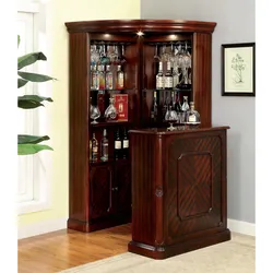 Bar design in living room