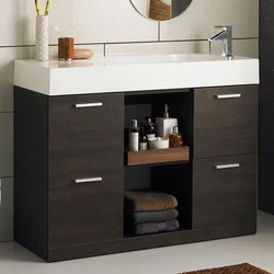 Bathroom vanity cabinet photo