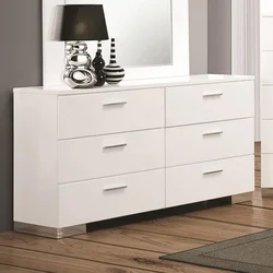 Chest of drawers in the bedroom photo in a modern style