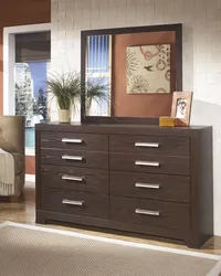 Chest of drawers in the bedroom photo in a modern style