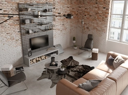 Loft mənzillərin dekorasiyası foto
