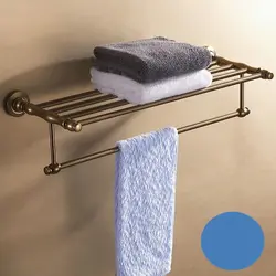 Hamam fotoşəkili üçün dəsmal rəfləri