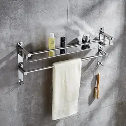 Hamam fotoşəkili üçün dəsmal rəfləri