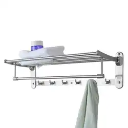 Towel racks for the bathroom photo