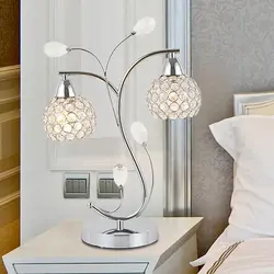 Design of bedside lamps in the bedroom