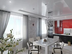 Kitchen studio ceiling design