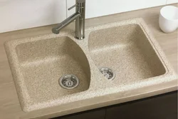 Stone sinks for kitchen photo