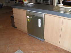 How to install a dishwasher in the kitchen photo