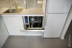 How to install a dishwasher in the kitchen photo