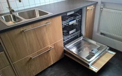 Mətbəx fotoşəkilində qabyuyan maşını necə quraşdırmaq olar