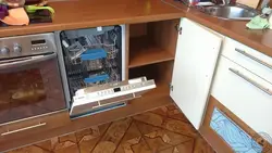 Как встроить в кухню посудомоечную машину фото