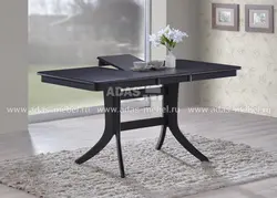 Modern style sliding kitchen table photo