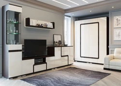 Living room wenge oak photo