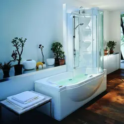 Bathtub like shower cabin photo