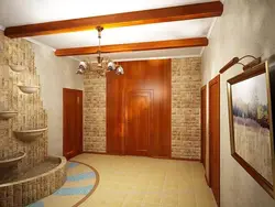 Do-it-yourself ceilings in the hallway photo