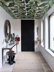 Do-it-yourself ceilings in the hallway photo