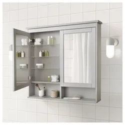 Hanging cabinet for bathroom in the interior