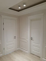 Photos of apartments with light floors and doors